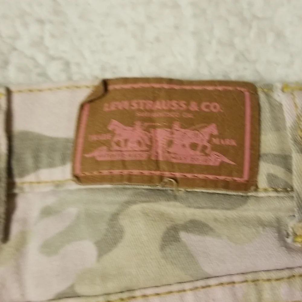 Levi's Girl's Stretch Flare Camo Jeans